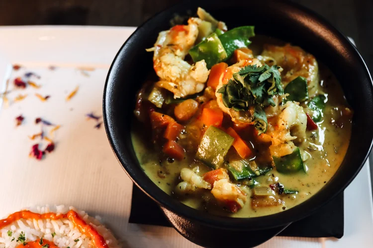Coconut Curried Shrimp